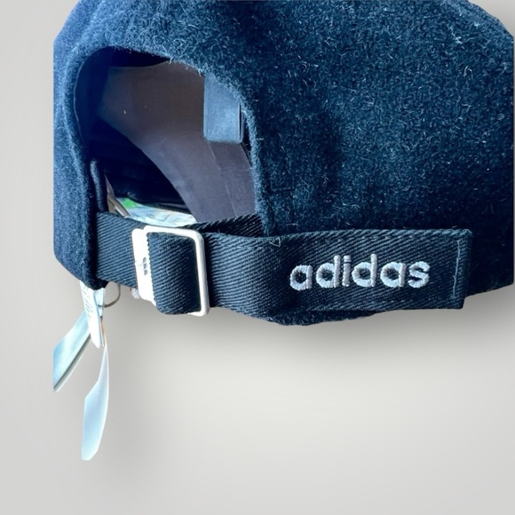 Adidas Anti 3 Putt Black Wool Flat Bill Adjustable Strap Golf Hat/Cap HY1626-NWT - Picture 10 of 16